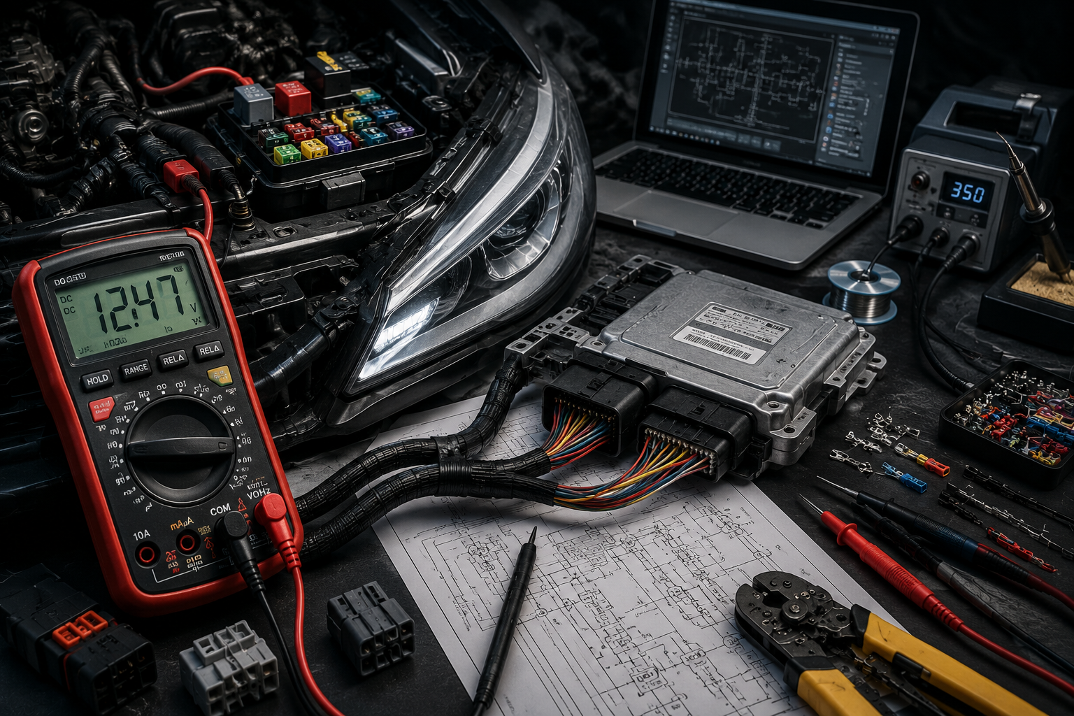 Avtoelektronika, avtoakustika in vzvratne kamere