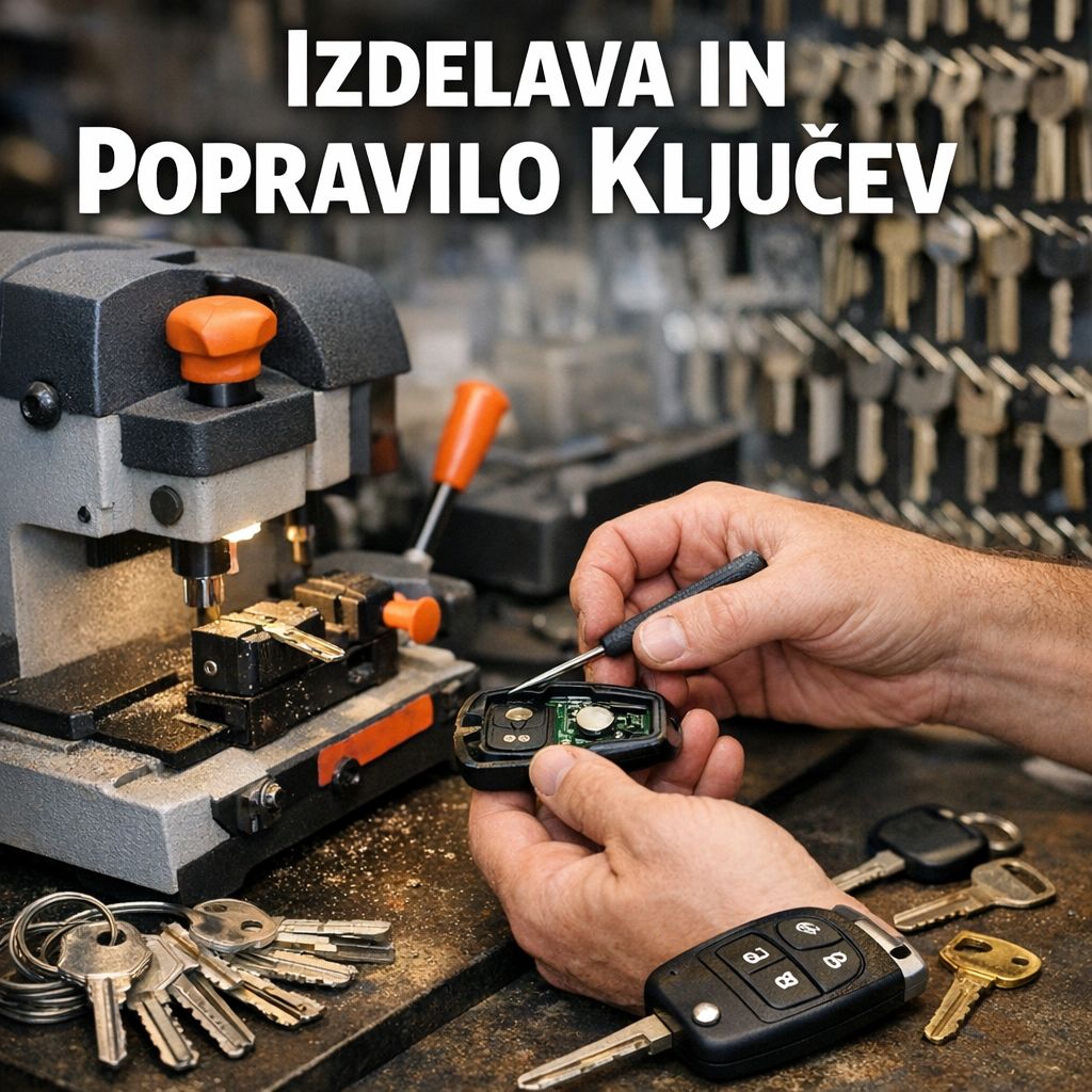 Izdelava in programiranje avtomobilskih ključev